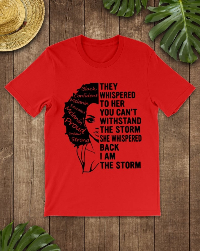 I Am The Storm Classic T-Shirt Red / Xs T