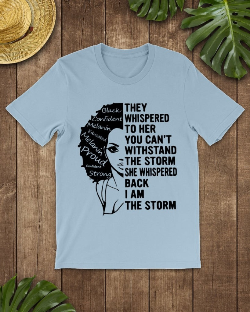 I Am The Storm Classic T-Shirt Sky Blue / Xs T