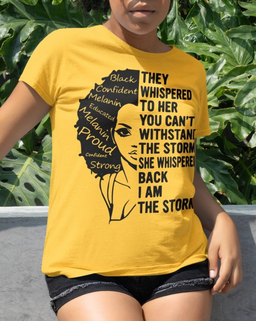 I Am The Storm Classic T-Shirt Yellow / Xs T