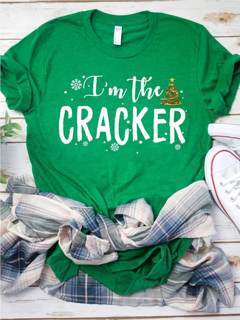 Im The Nut Cracker Matching Christmas T-Shirt Green / Mens S T-Shirt