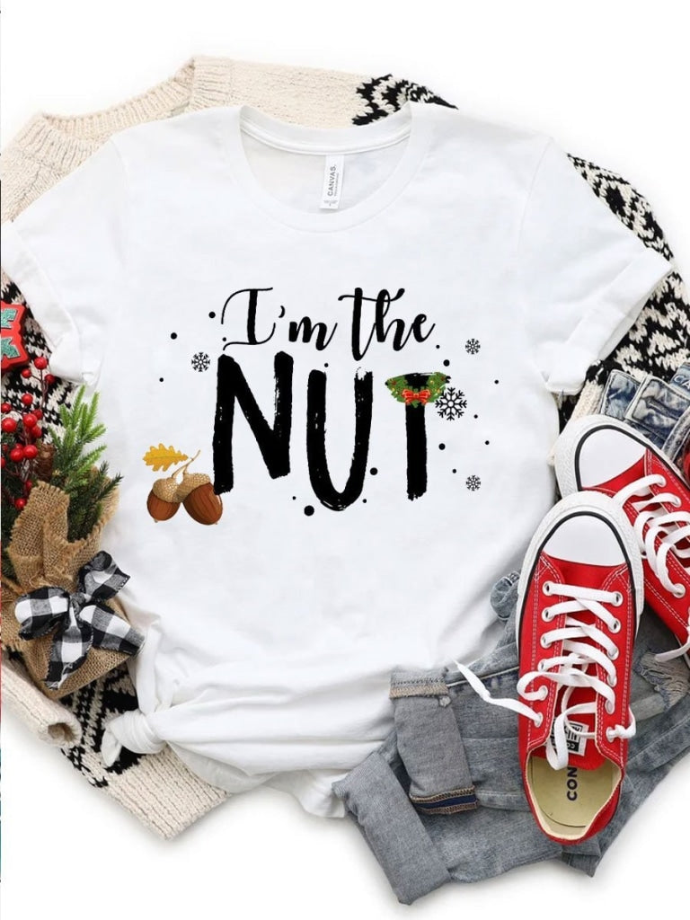 Im The Nut Cracker Matching Christmas T-Shirt White / Mens S T-Shirt
