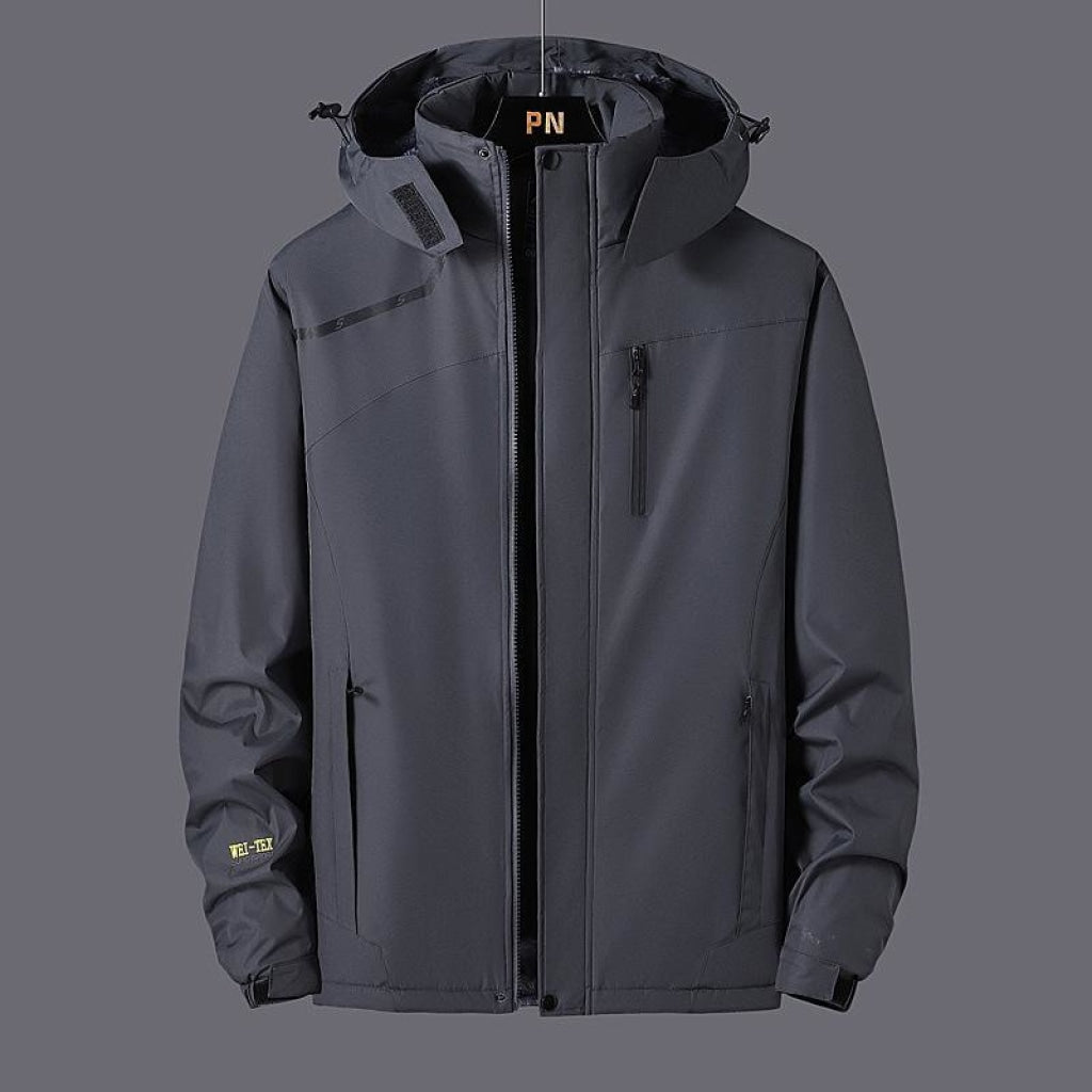 Mens Blazers With Hooded Jackets Dark Gray / M Standard Coats