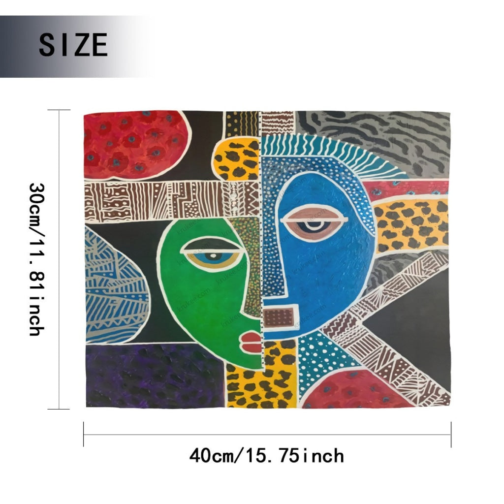 Passa - Contemporary African Artwork Apron Microfiber Drying Mat
