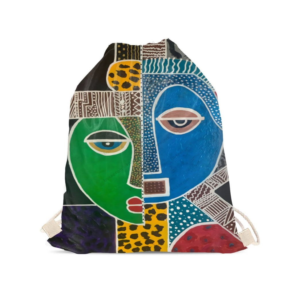 Passa - Contemporary African Artwork Apron Drawstring Pocket