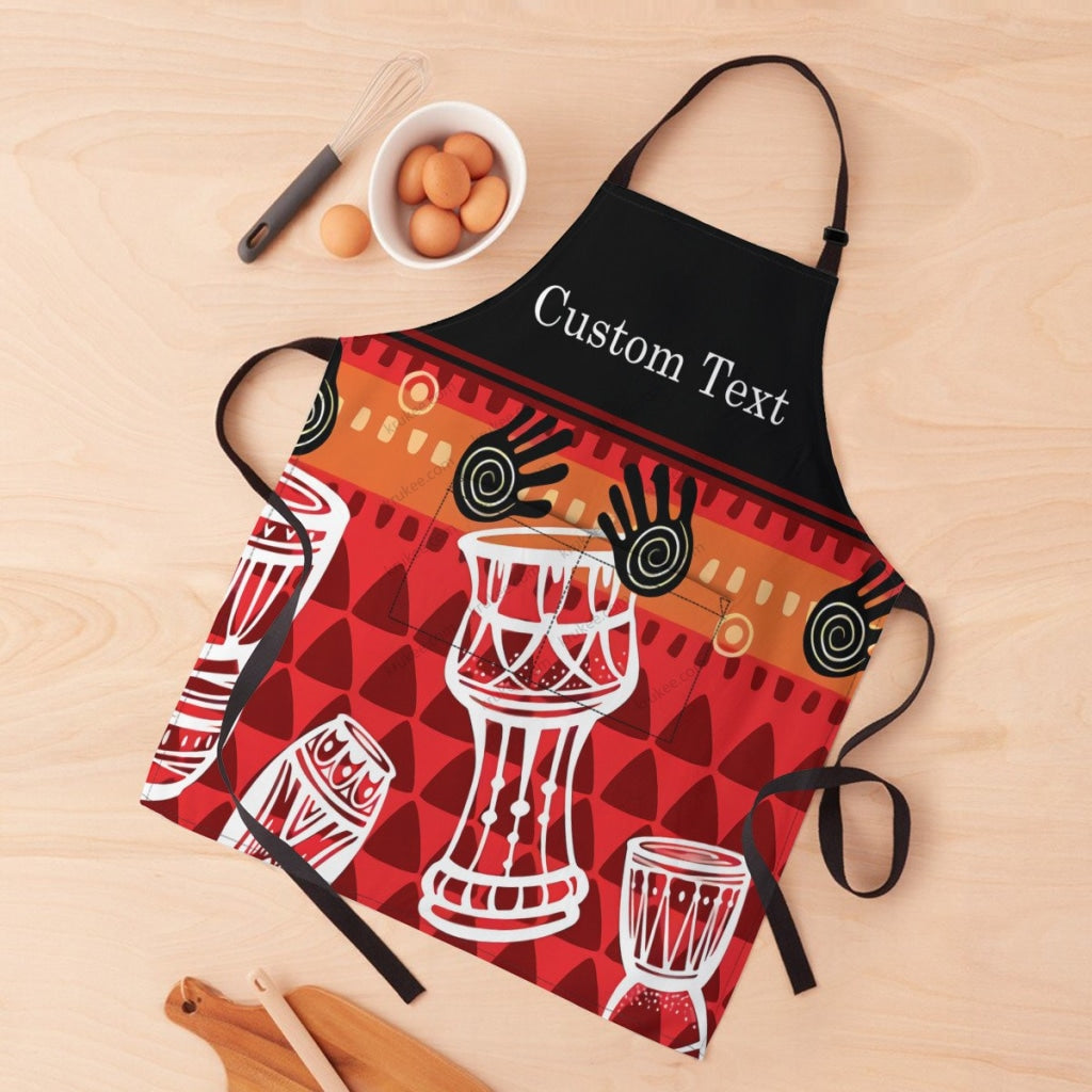Personalized African Culture Art Apronapron White / 27Inch X 29Inch