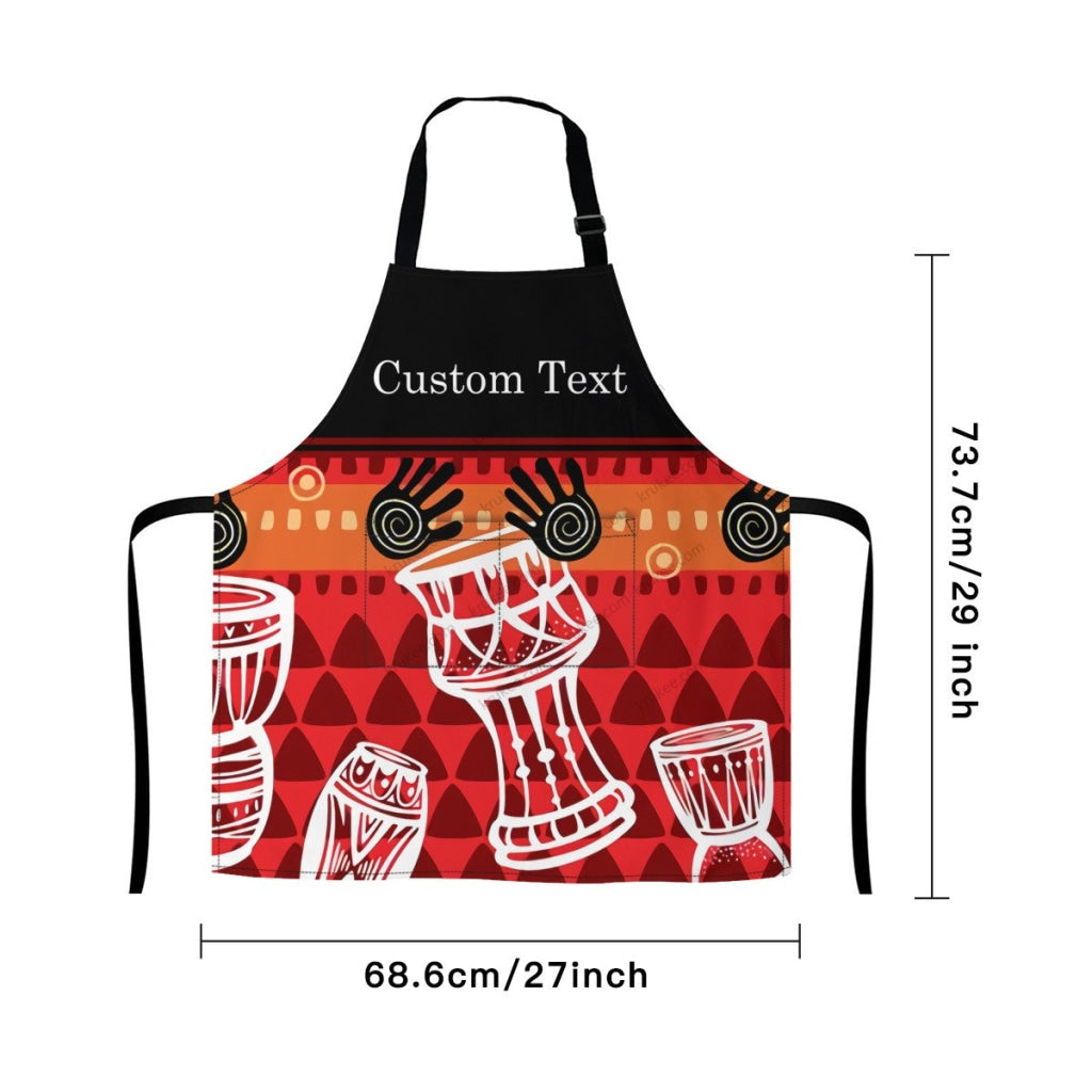 Personalized African Culture Art Apronapron