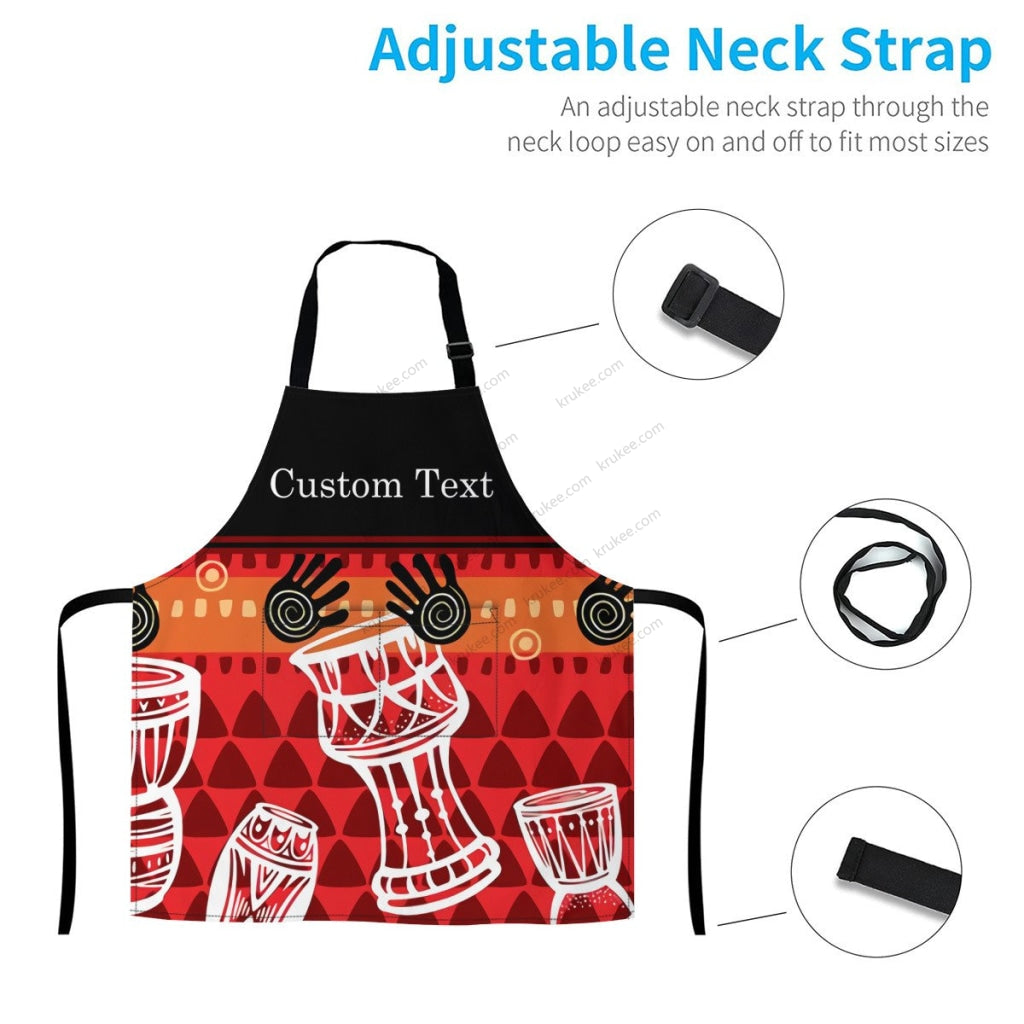 Personalized African Culture Art Apronapron