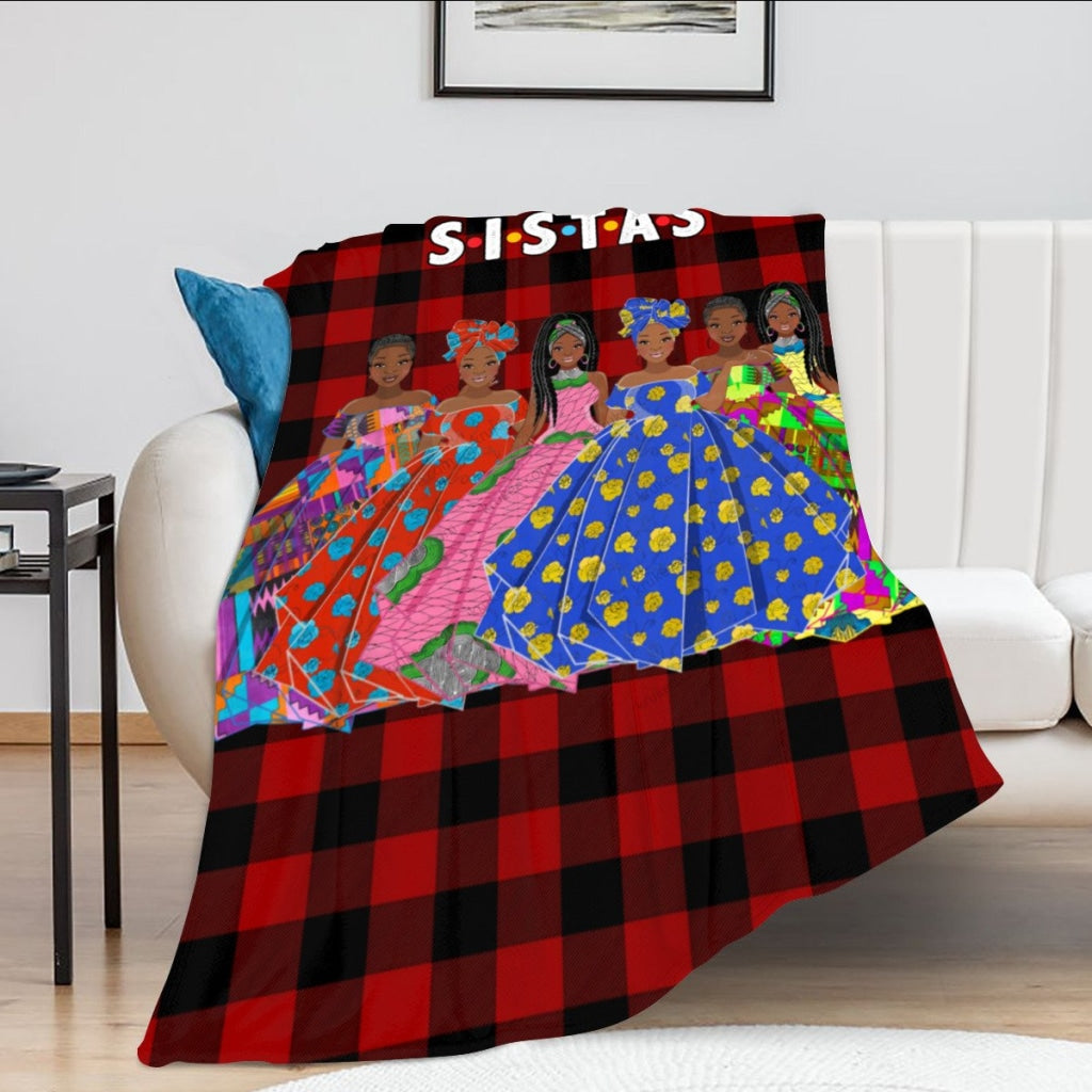 Sistas 6 Flannel Blanket