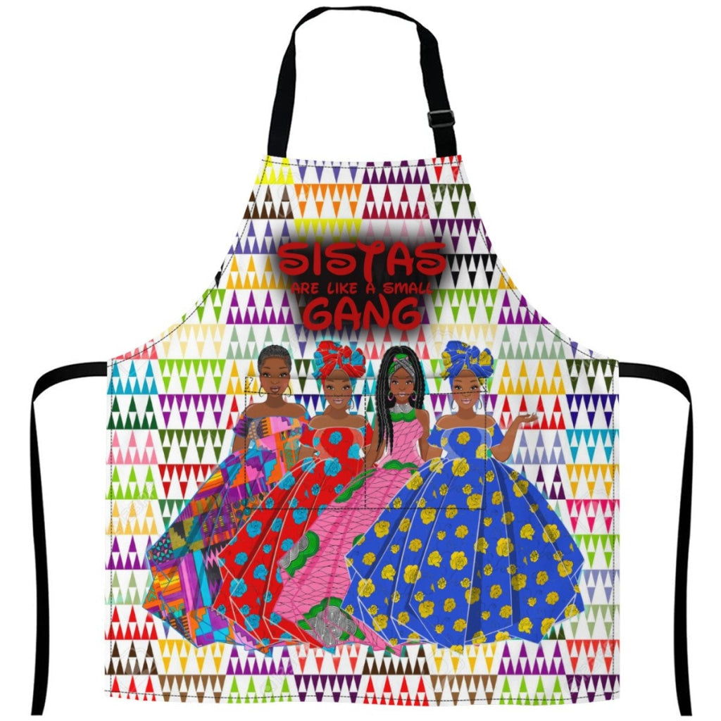 Sistas Are Like A Small Gang - Triagles Bg 4 Sisiters White / One Size