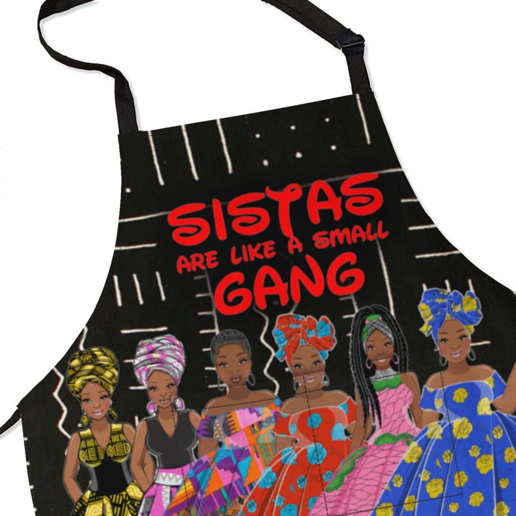 Sistas Like A Small Gang - Black -5 Sisters