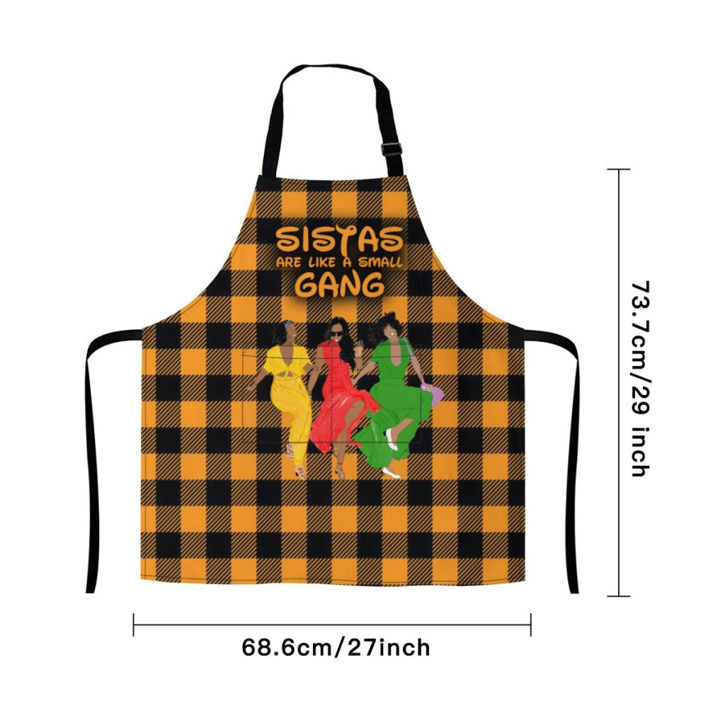Sistas Like A Small Gang - Yellow -3 Sisters Rock