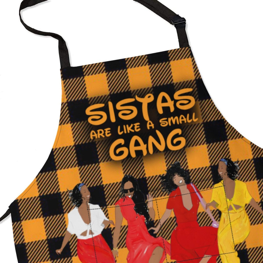 Sistas Like A Small Gang - Yellow -4 Sisters Rock