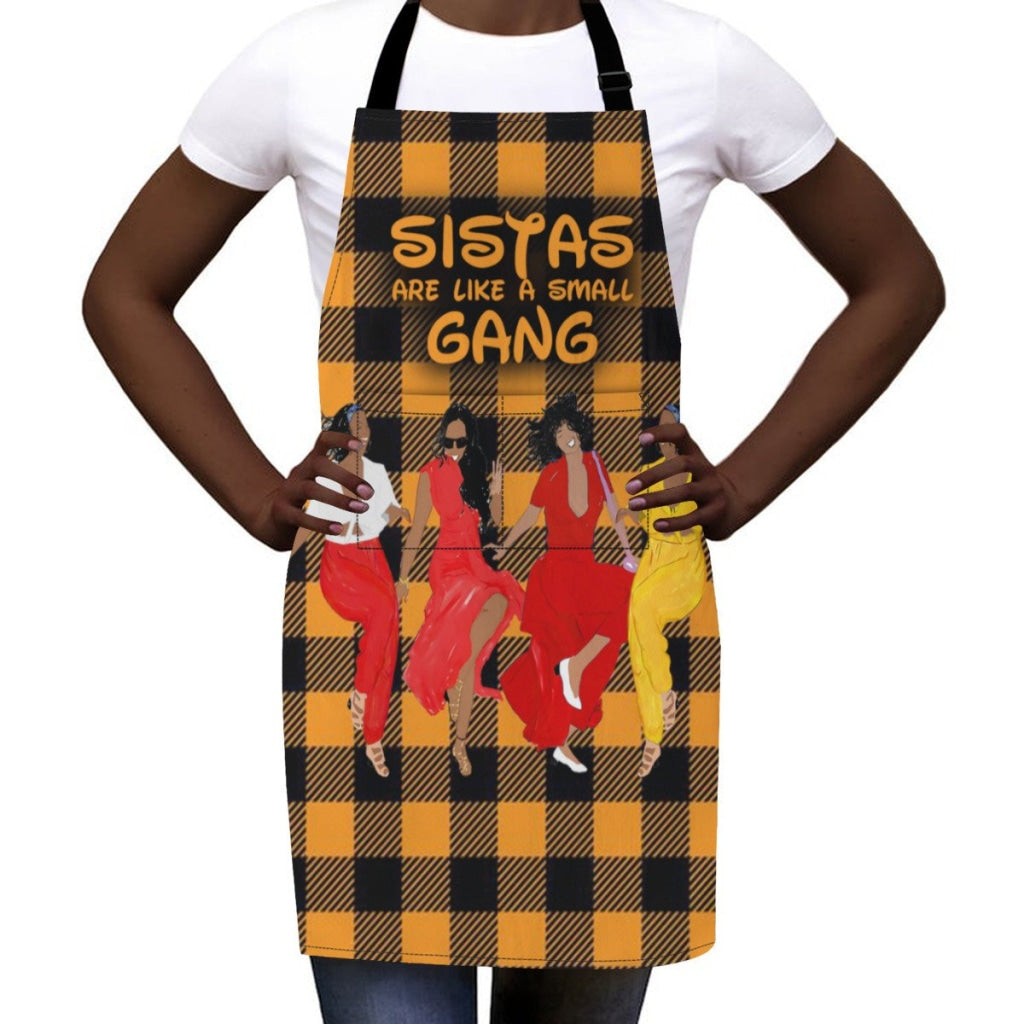Sistas Like A Small Gang - Yellow -4 Sisters Rock