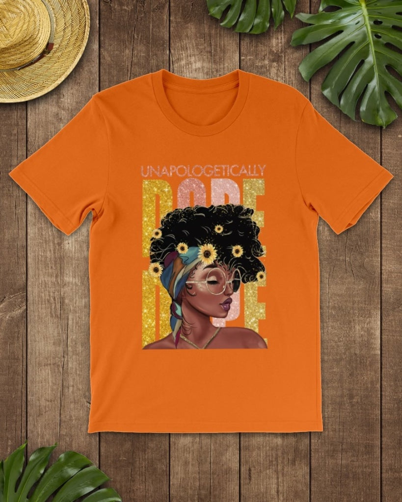 Unapologetically Dope Classic T-Shirt Orange / Xs T