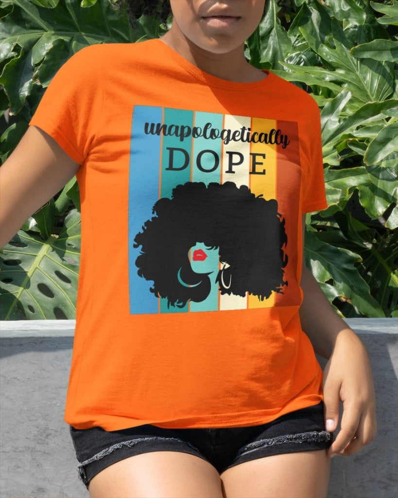 Unapologetically Dope Classic T-Shirt Orange / Xs T
