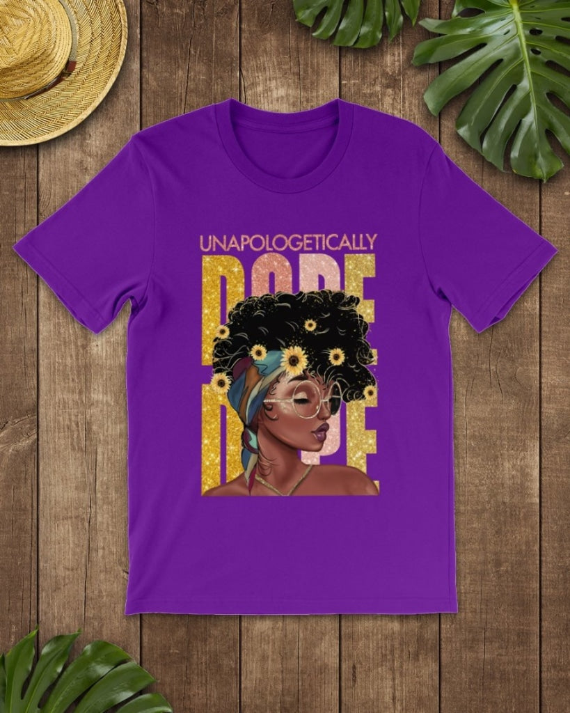 Unapologetically Dope Classic T-Shirt Purple / Xs T