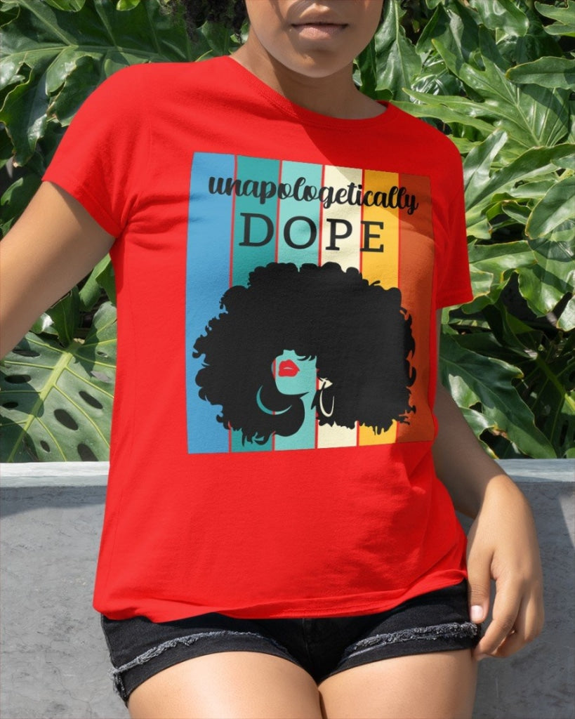Unapologetically Dope Classic T-Shirt Red / Xs T