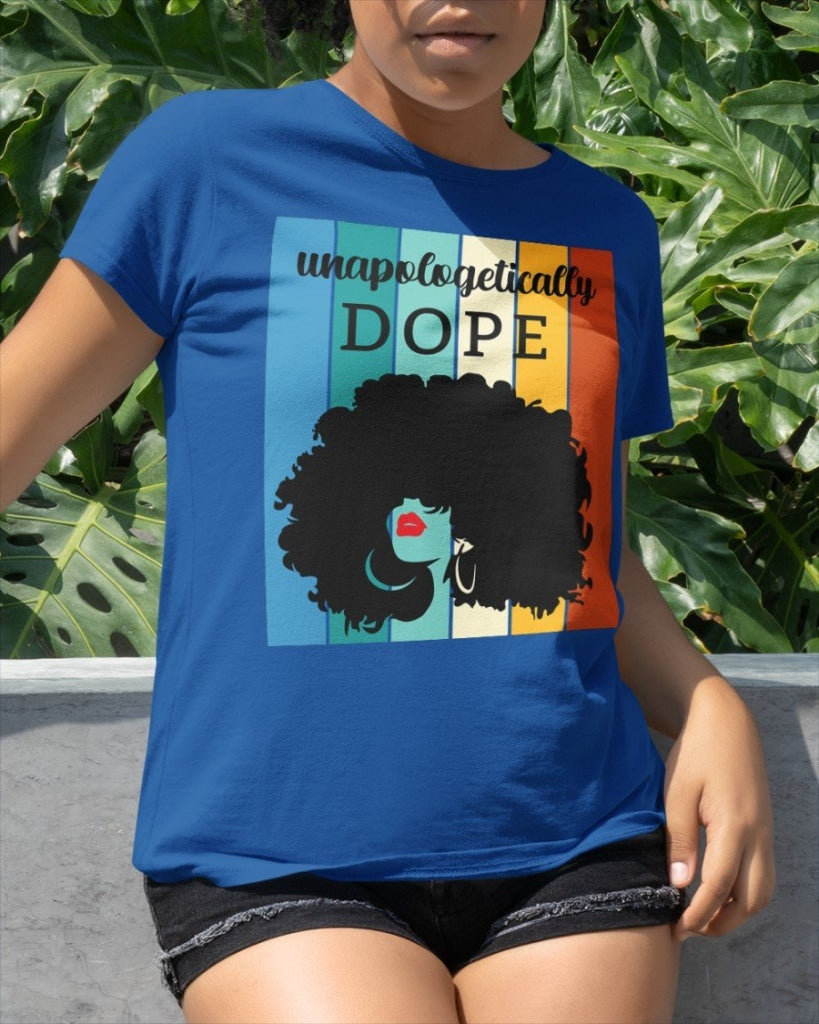 Unapologetically Dope Classic T-Shirt Royalblue / Xs T